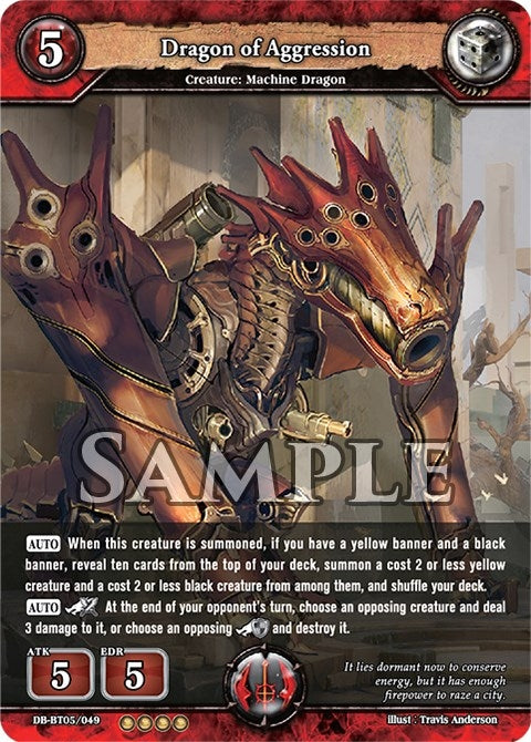 Image for Dragon of Aggression (Reckoning of Vashr) (DB-BT05/049) - Dragoborne
