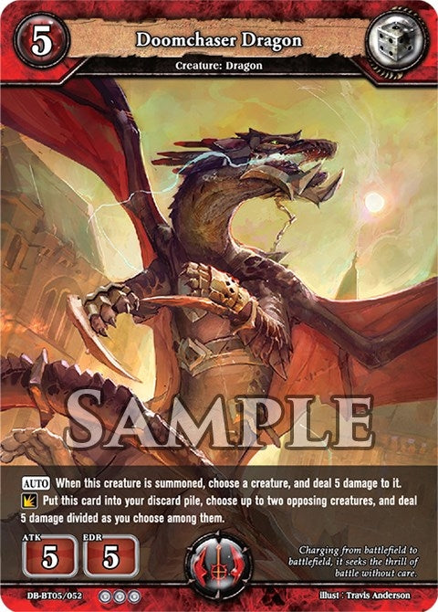 Image for Doomchaser Dragon (Reckoning of Vashr) (DB-BT05/052) - Dragoborne