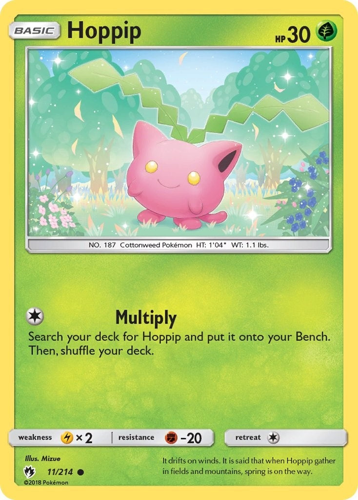 Image for Hoppip (11) (SM - Lost Thunder) (11/214) - Pokemon