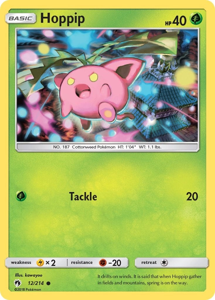 Image for Hoppip (12) (SM - Lost Thunder) (12/214) - Pokemon