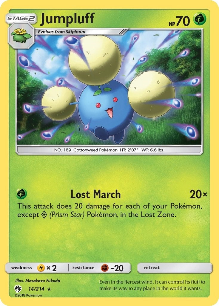 Image for Jumpluff (SM - Lost Thunder) (14/214) - Pokemon