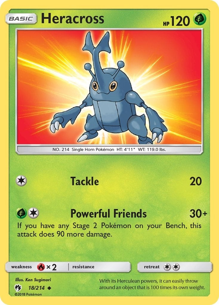 Image for Heracross (SM - Lost Thunder) (18/214) - Pokemon