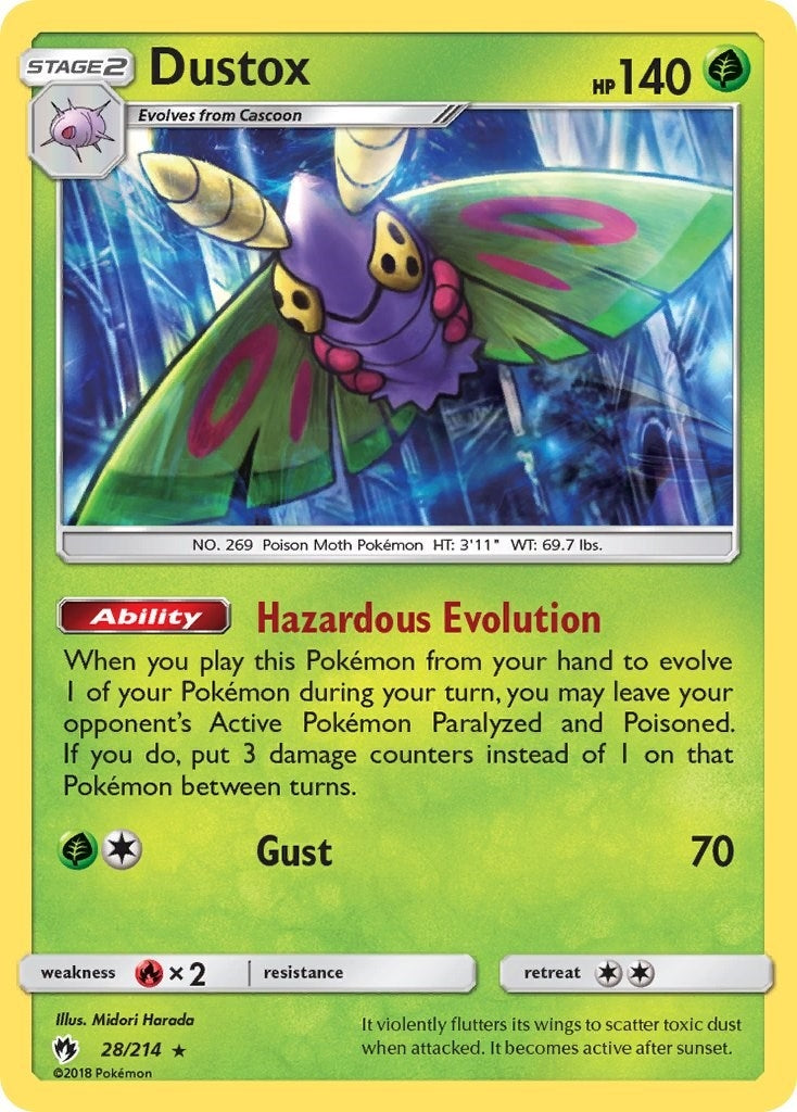 Image for Dustox (SM - Lost Thunder) (28/214) - Pokemon