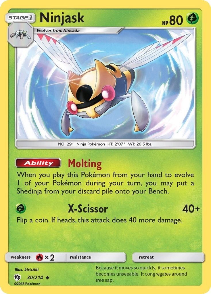 Image for Ninjask (SM - Lost Thunder) (30/214) - Pokemon