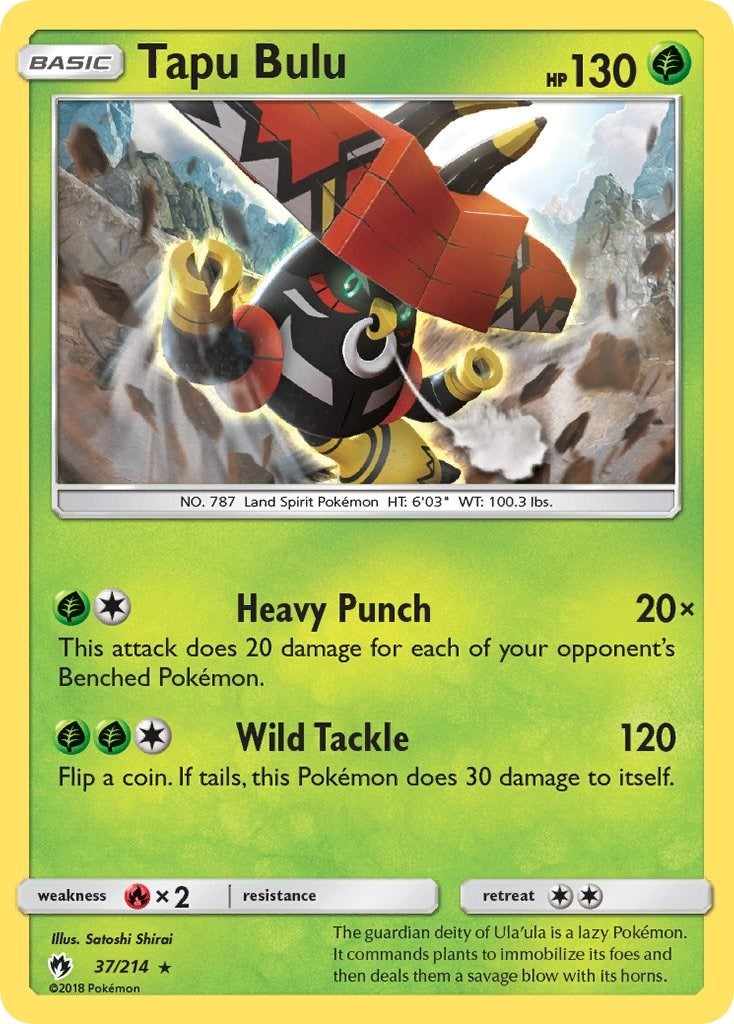 Image for Tapu Bulu (SM - Lost Thunder) (37/214) - Pokemon