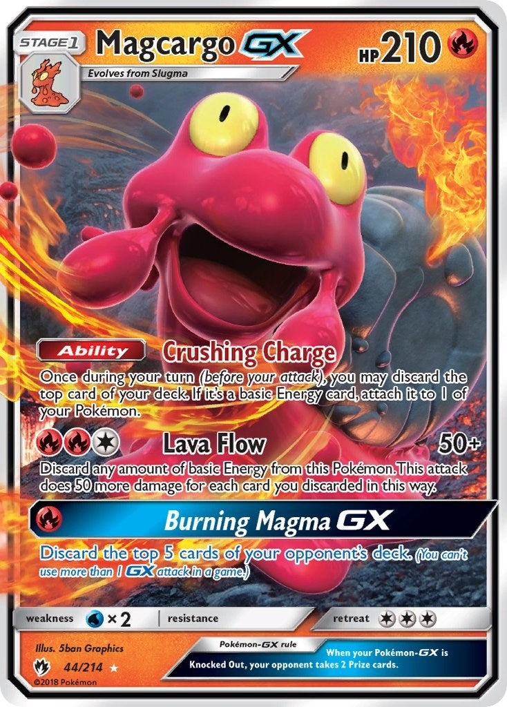 Image for Magcargo GX (SM - Lost Thunder) (44/214) - Pokemon