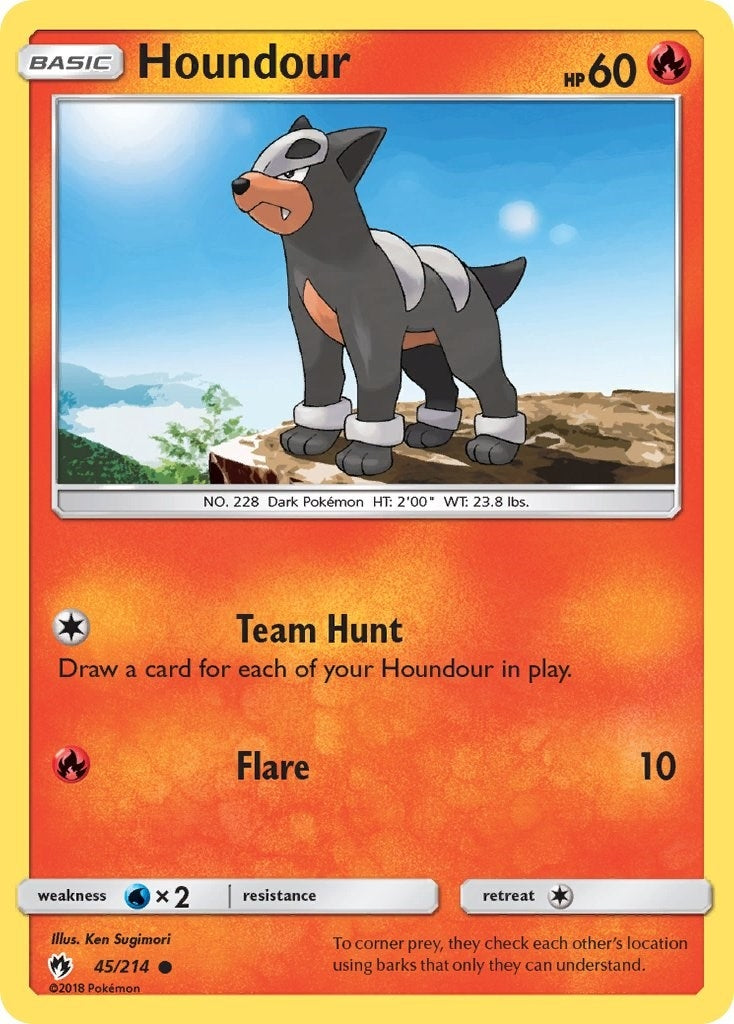 Image for Houndour (SM - Lost Thunder) (45/214) - Pokemon