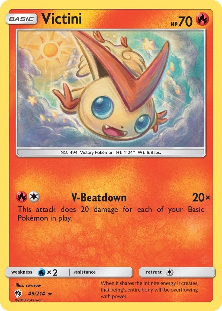 Image for Victini (SM - Lost Thunder) (49/214) - Pokemon