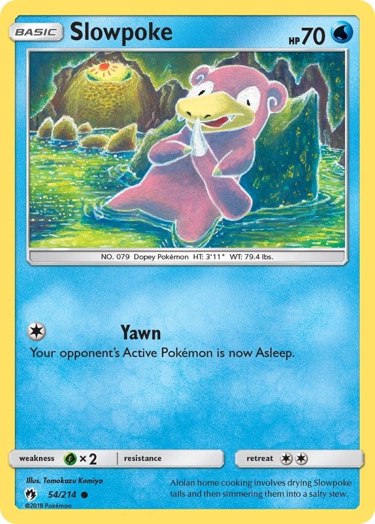 Image for Slowpoke (SM - Lost Thunder) (54/214) - Pokemon
