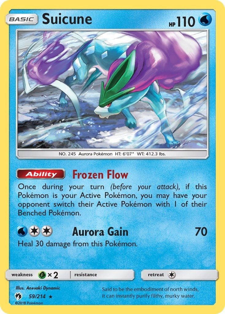 Image for Suicune (SM - Lost Thunder) (59/214) - Pokemon