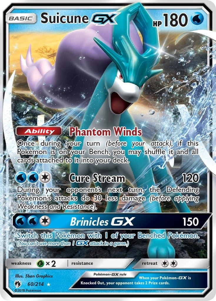 Image for Suicune GX (SM - Lost Thunder) (60/214) - Pokemon