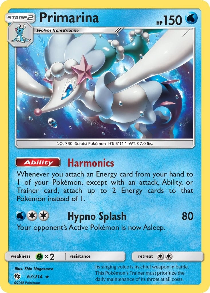 Image for Primarina (SM - Lost Thunder) (67/214) - Pokemon