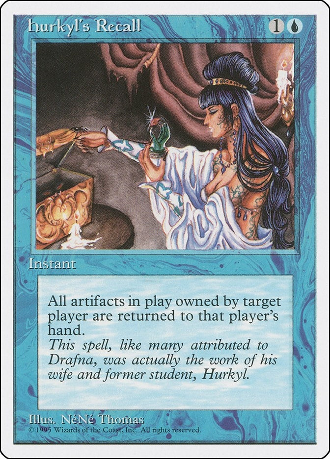 Image for Hurkyl's Recall (Fourth Edition) (77) - Magic: The Gathering