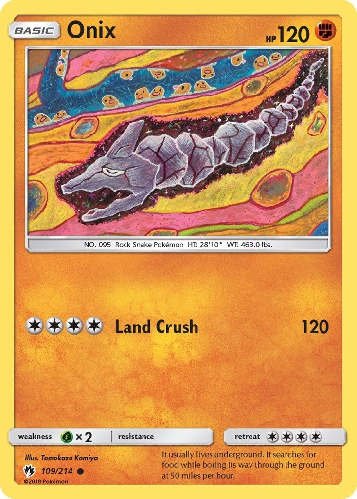 Image for Onix (SM - Lost Thunder) (109/214) - Pokemon