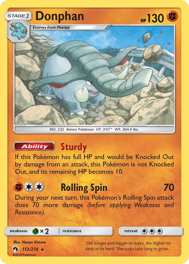 Image for Donphan (SM - Lost Thunder) (112/214) - Pokemon