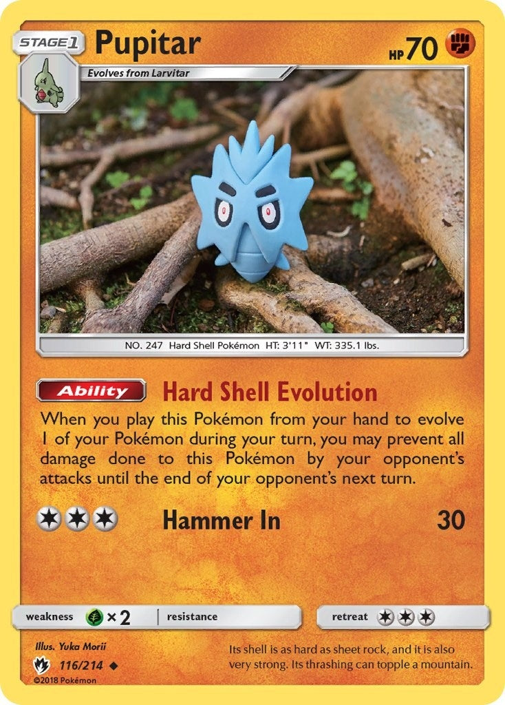 Image for Pupitar (SM - Lost Thunder) (116/214) - Pokemon