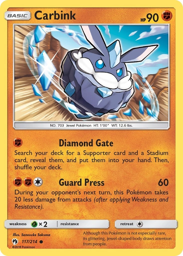 Image for Carbink (117) (SM - Lost Thunder) (117/214) - Pokemon