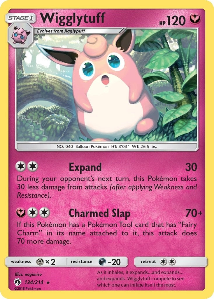Image for Wigglytuff (SM - Lost Thunder) (134/214) - Pokemon