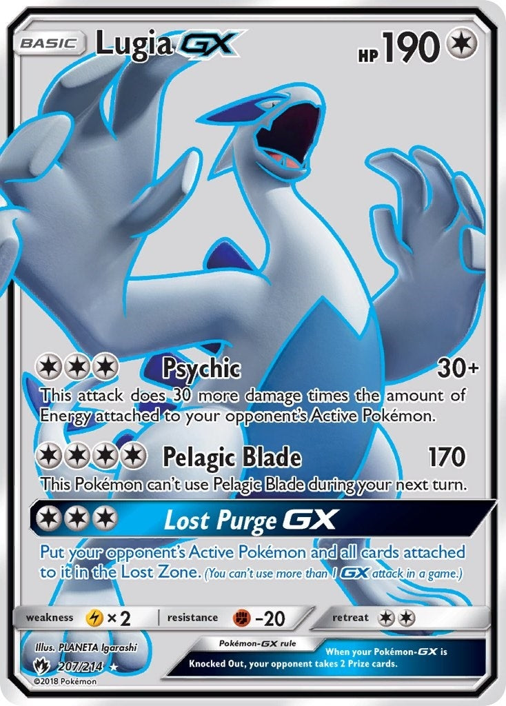 Image for Lugia GX (Full Art) (SM - Lost Thunder) (207/214) - Pokemon