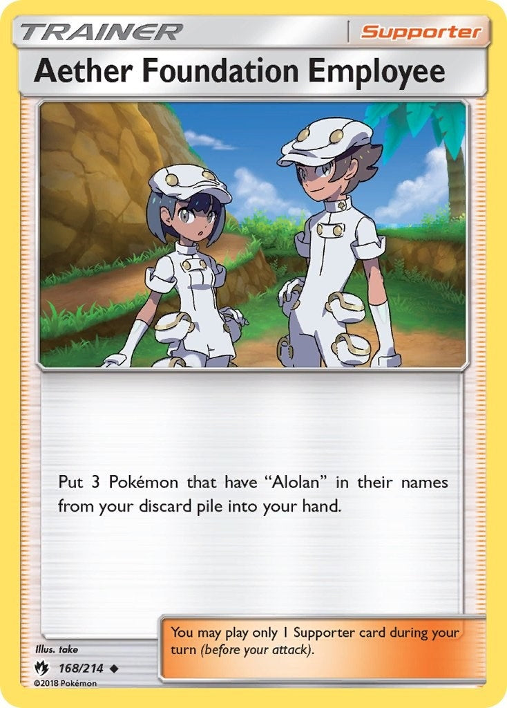 Image for Aether Foundation Employee (SM - Lost Thunder) (168/214) - Pokemon