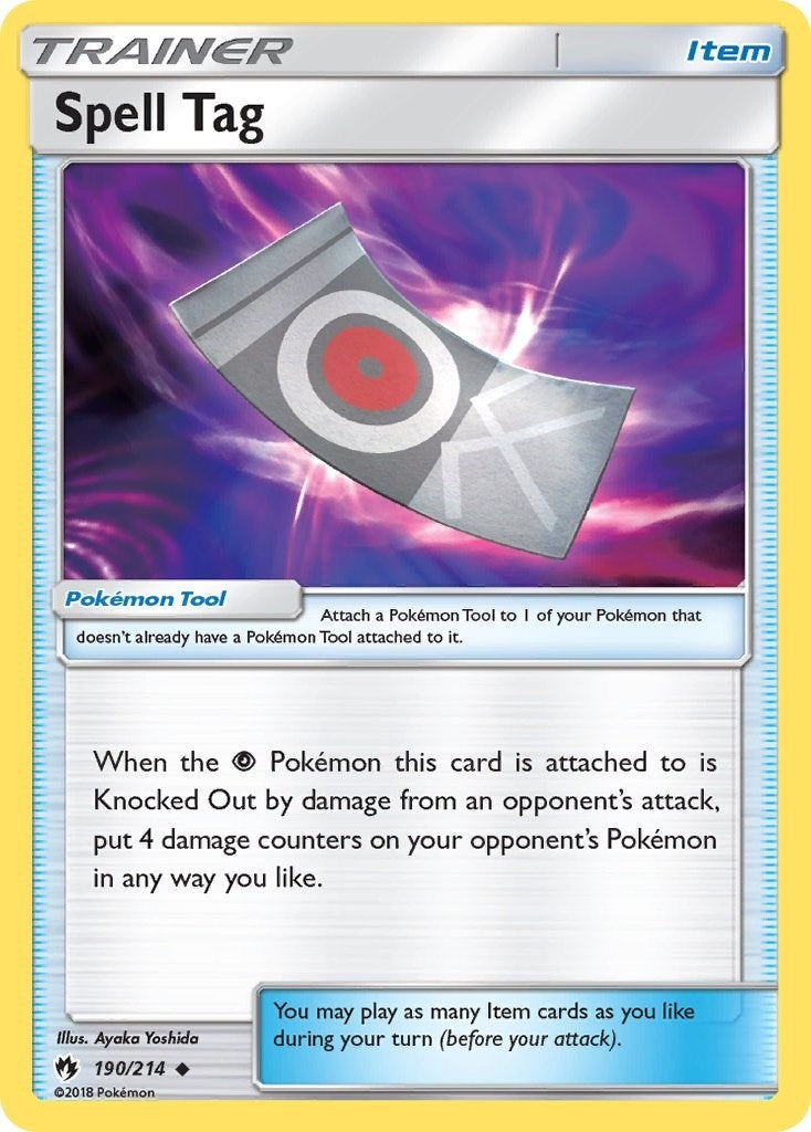 Image for Spell Tag (SM - Lost Thunder) (190/214) - Pokemon