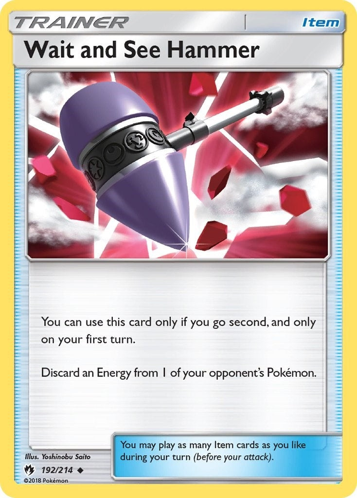 Image for Wait and See Hammer (SM - Lost Thunder) (192/214) - Pokemon