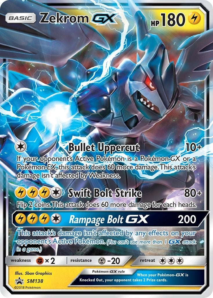 Image for Zekrom GX - SM138 (SM Promos) (SM138) - Pokemon