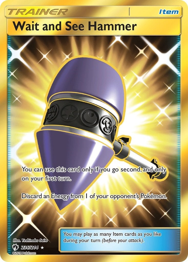 Image for Wait and See Hammer (Secret) (SM - Lost Thunder) (236/214) - Pokemon