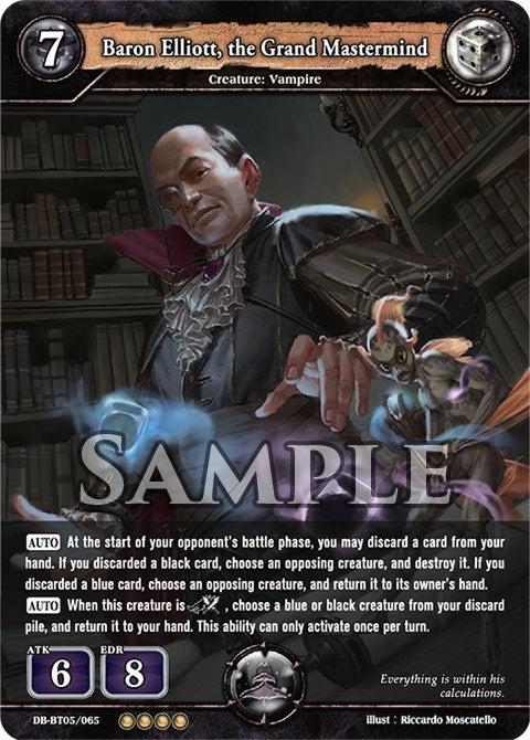 Image for Baron Elliott, the Grand Mastermind (Reckoning of Vashr) (DB-BT05/065) - Dragoborne