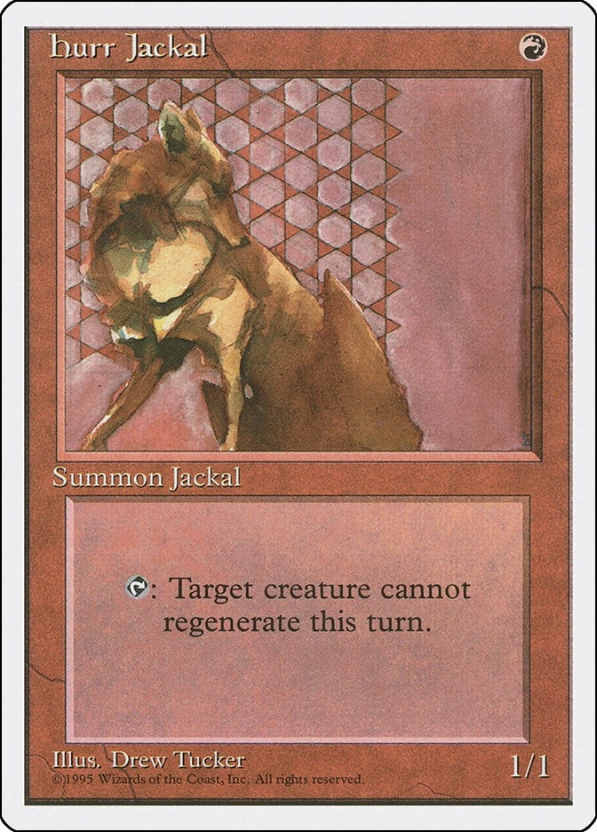 Image for Hurr Jackal (Fourth Edition) - Magic: The Gathering