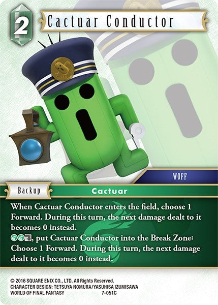 Image for Cactuar Conductor (Opus VII) (7-051C) - Final Fantasy TCG