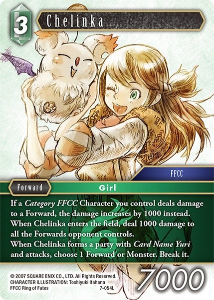 Image for Chelinka (Opus VII) (7-054L) - Final Fantasy TCG