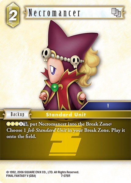 Image for Necromancer (Opus VII) (7-076R) - Final Fantasy TCG