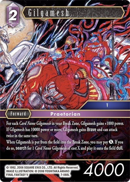 Image for Gilgamesh (Opus VII) (7-088L) - Final Fantasy TCG