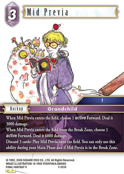 Image for Mid Previa (Opus VII) (7-101H) - Final Fantasy TCG
