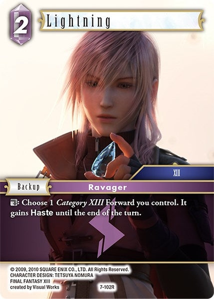 Image for Lightning (Opus VII) (7-102R) - Final Fantasy TCG