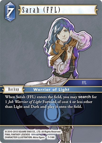 Image for Sarah (FFL) (Opus VII) (7-114H) - Final Fantasy TCG