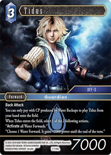 Image for Tidus (7-116L) (Opus VII) (7-116L) - Final Fantasy TCG