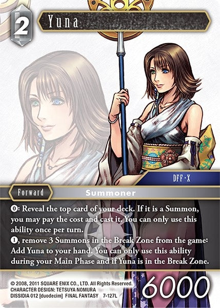 Image for Yuna (Opus VII) (7-127L) - Final Fantasy TCG