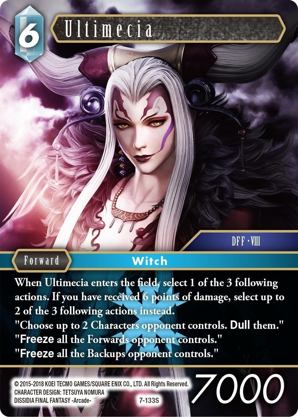 Image for Ultimecia (Opus VII) (7-133S) - Final Fantasy TCG