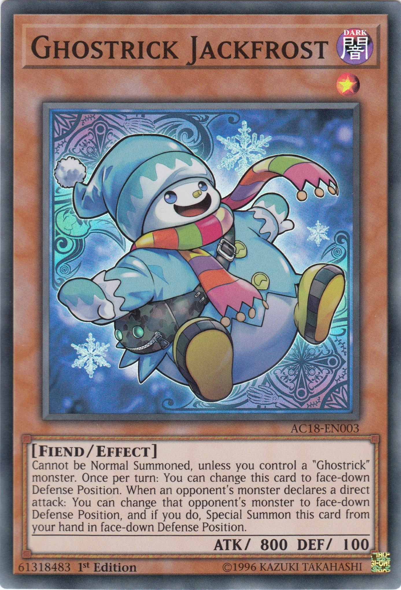 Image for Ghostrick Jackfrost (Advent Calendar 2018) (AC18-EN003) - YuGiOh