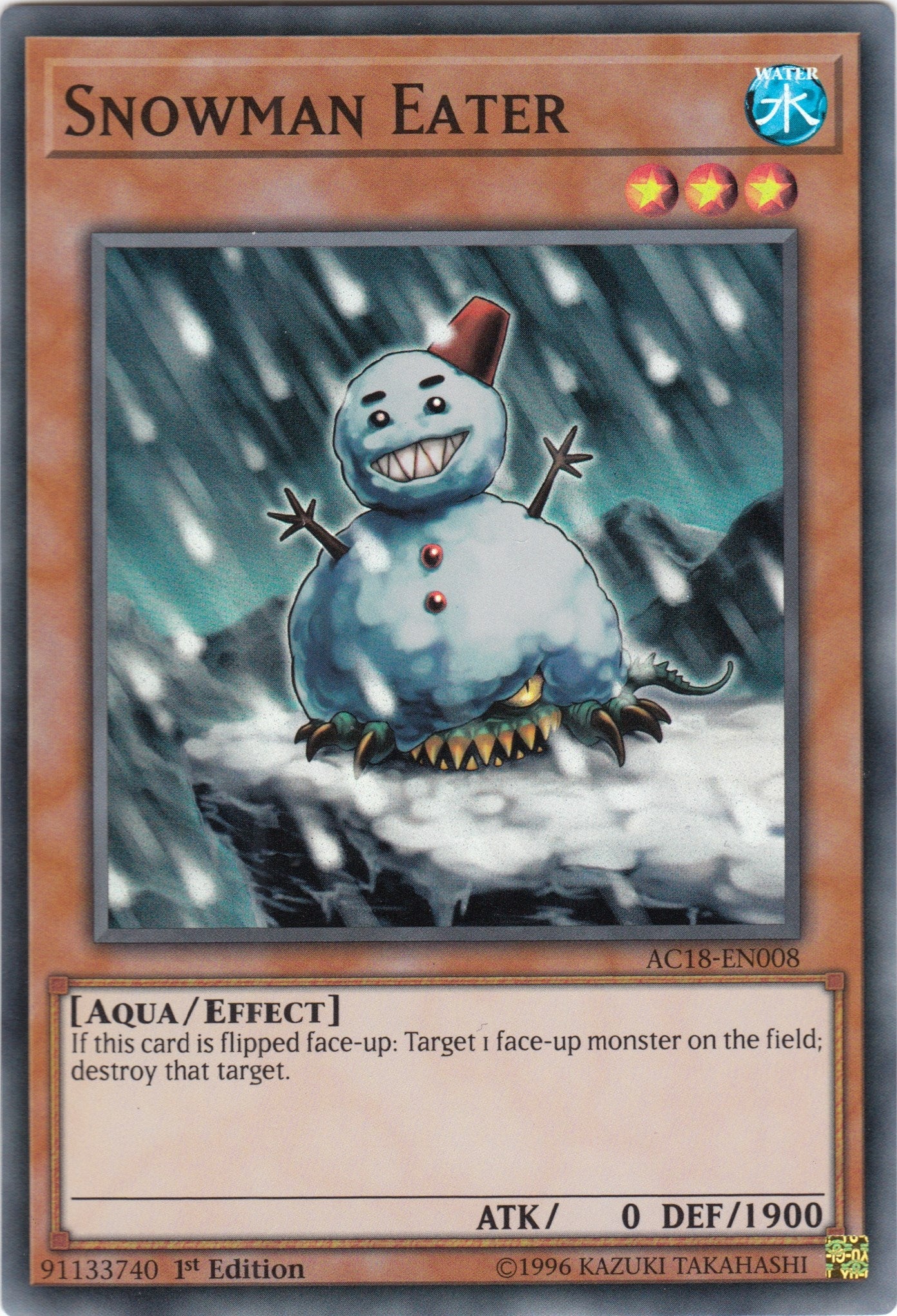 Image for Snowman Eater (Advent Calendar 2018) (AC18-EN008) - YuGiOh