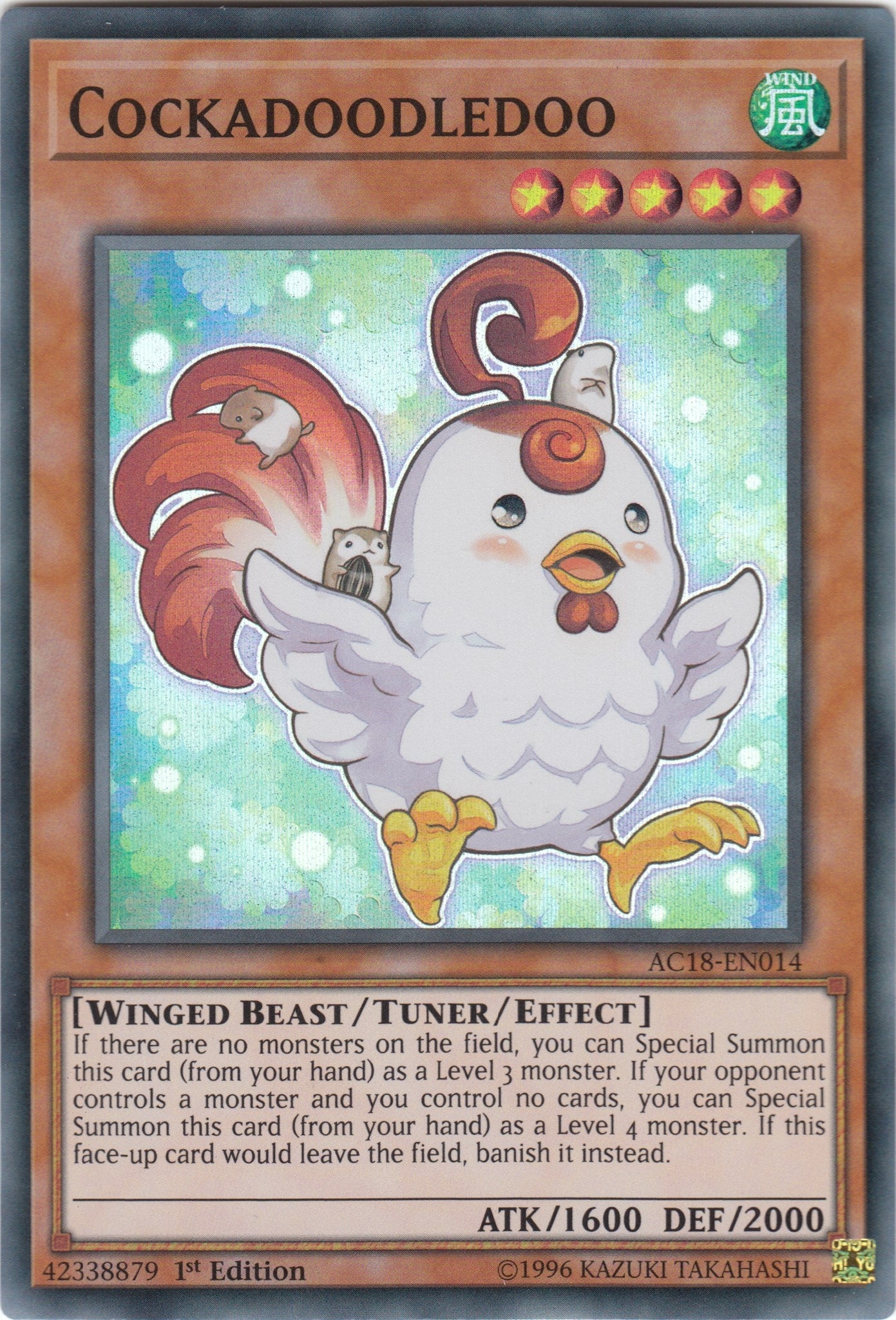 Image for Cockadoodledoo (Advent Calendar 2018) (AC18-EN014) - YuGiOh