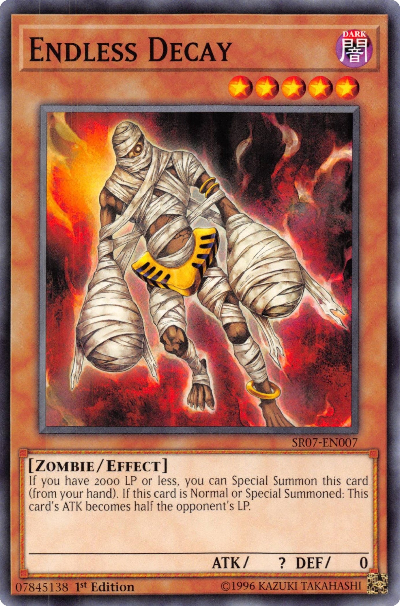 Image for Endless Decay (Structure Deck: Zombie Horde) (SR07-EN007) - YuGiOh