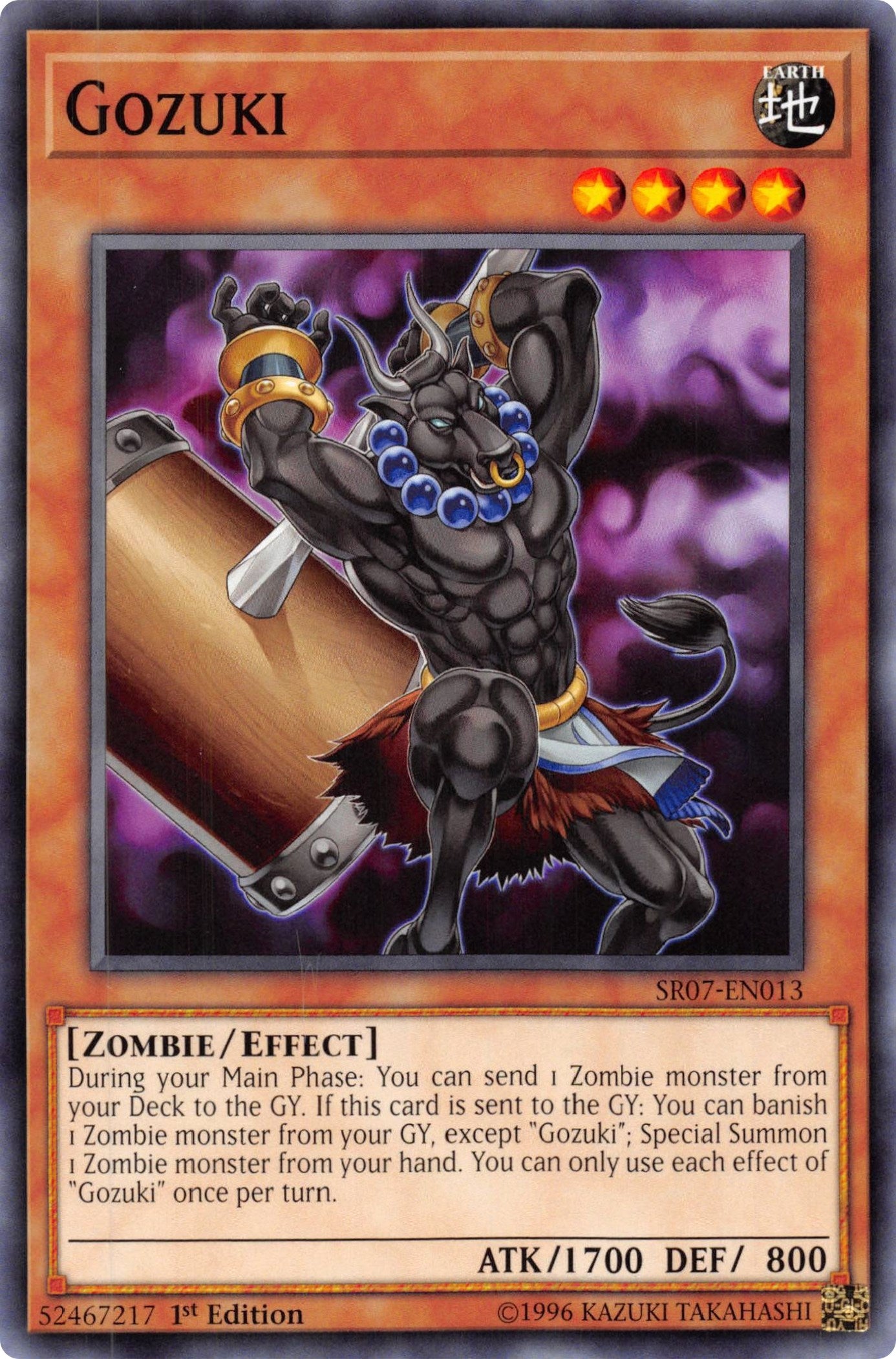 Image for Gozuki (Structure Deck: Zombie Horde) (SR07-EN013) - YuGiOh