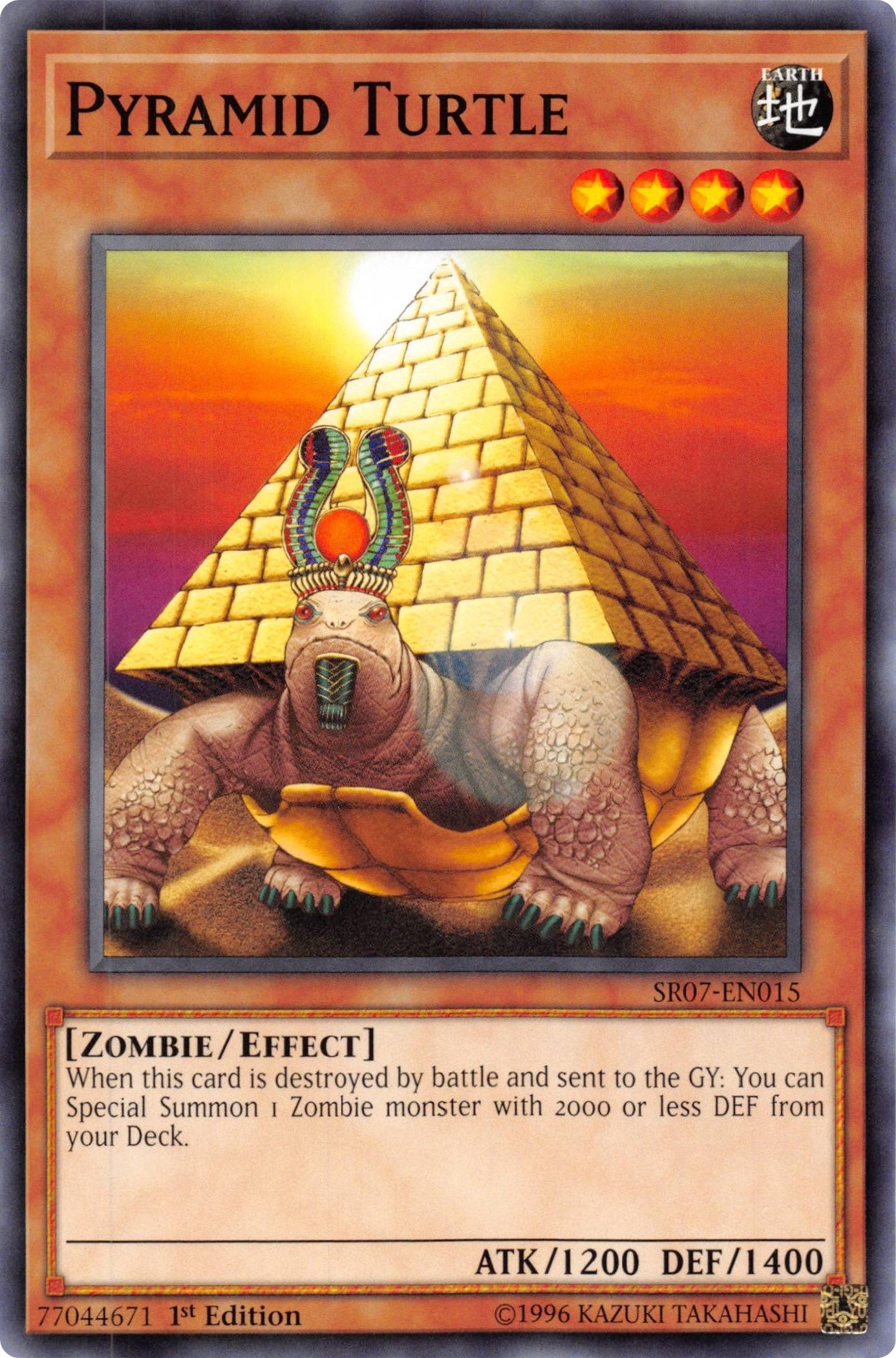 Image for Pyramid Turtle (Structure Deck: Zombie Horde) (SR07-EN015) - YuGiOh