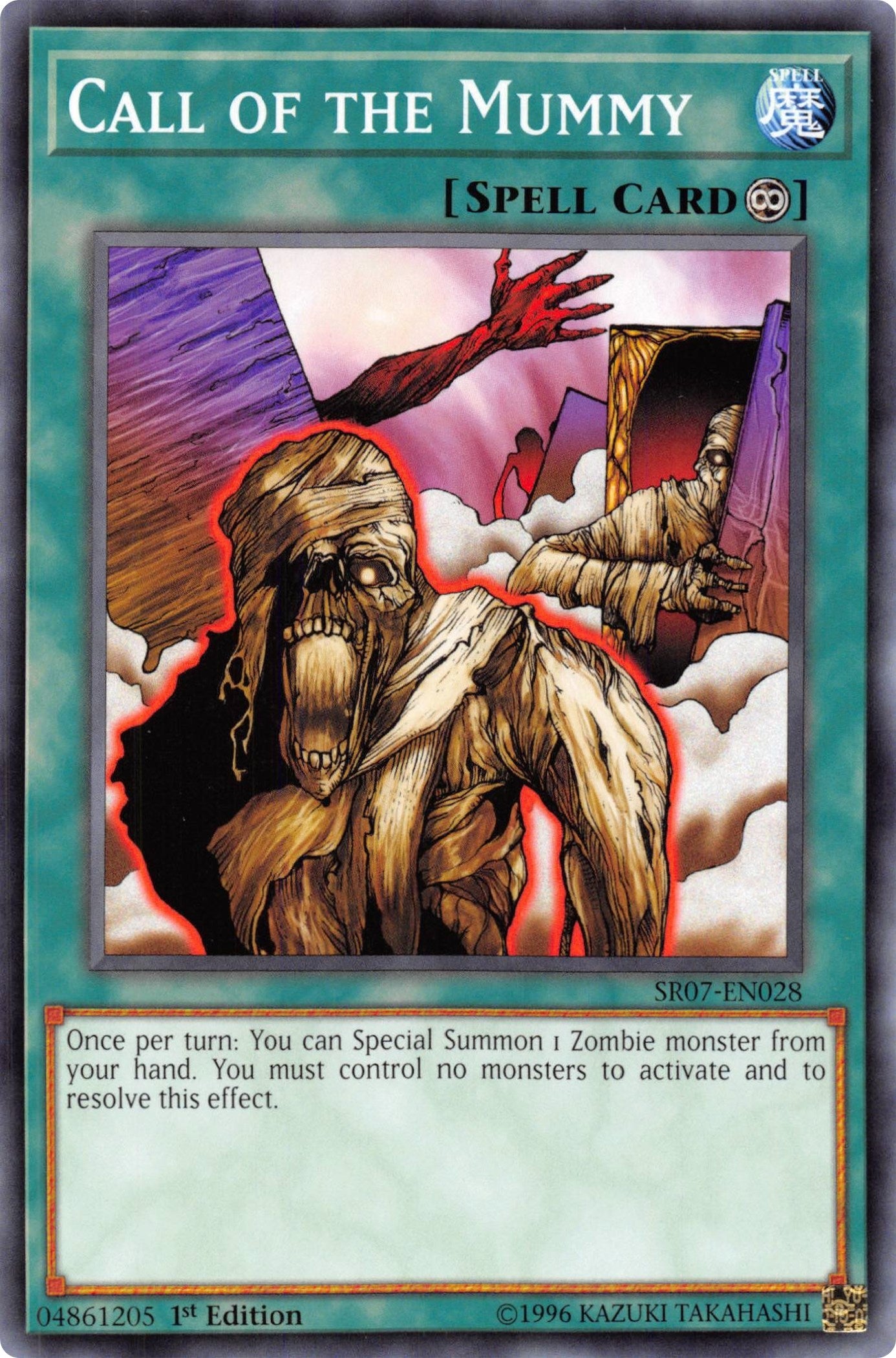 Image for Call of the Mummy (Structure Deck: Zombie Horde) (SR07-EN028) - YuGiOh