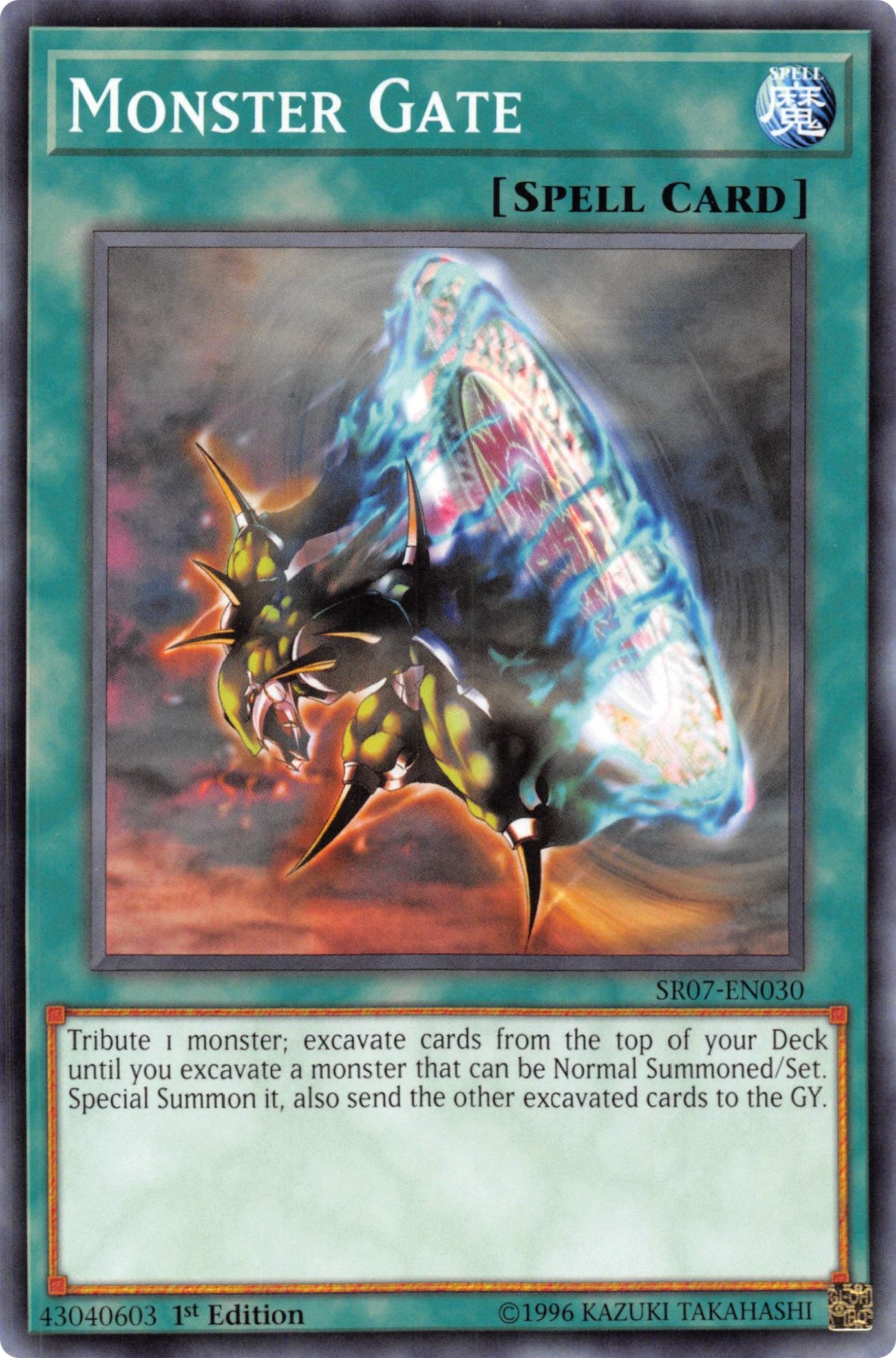 Image for Monster Gate (Structure Deck: Zombie Horde) (SR07-EN030) - YuGiOh