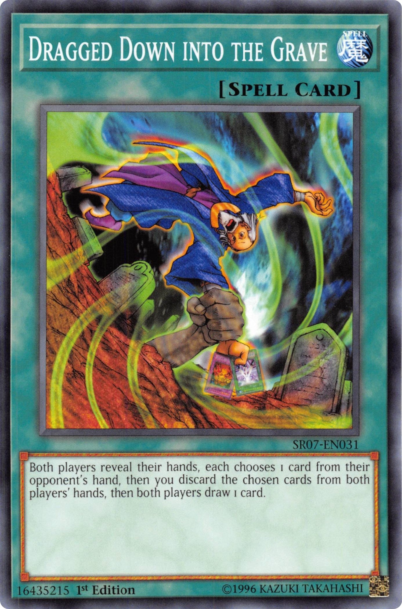 Image for Dragged Down into the Grave (Structure Deck: Zombie Horde) (SR07-EN031) - YuGiOh