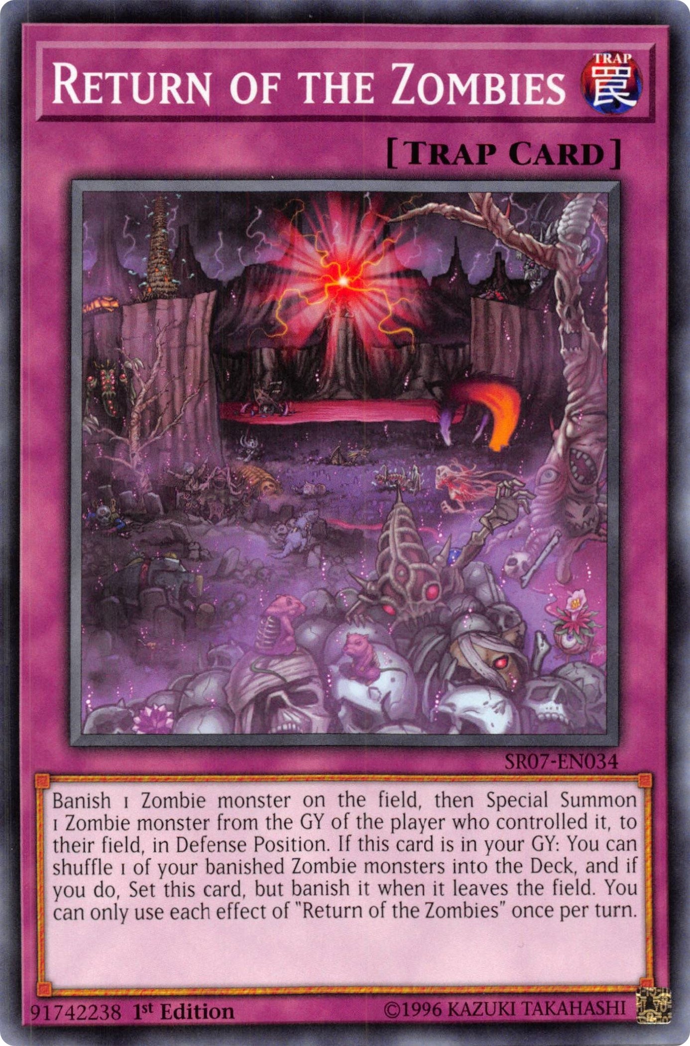 Image for Return of the Zombies (Structure Deck: Zombie Horde) (SR07-EN034) - YuGiOh